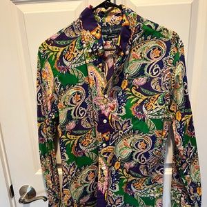 Mens Ralph Lauren Long sleeve summer shirt